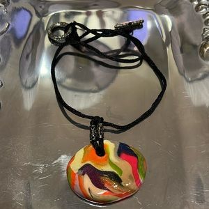 Impactful Colorful Rare Unique Vintage One of a Kind Handmade Necklace